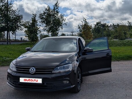 2014 Volkswagen Jetta VI Рестайлинг, чёрный, 890000 рублей, вид 3
