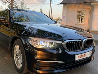 2018 BMW 5 серии 520d VII (G30/G31/G38), чёрный, 2600000 рублей, вид 2