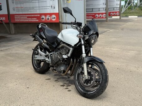 2001 Honda CB 600F Hornet, белый, 345000 рублей, вид 2