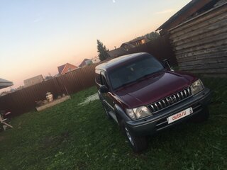 1998 Toyota Land Cruiser Prado 90 Series, красный, 999999 рублей, вид 3