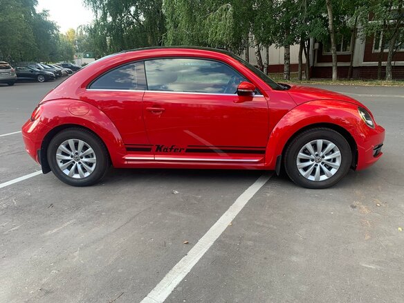 2013 Volkswagen Beetle II (A5), красный - вид 3