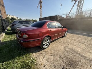 2007 Jaguar X-Type I, красный, 460000 рублей, вид 4