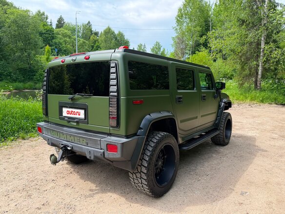 2008 Hummer H2 I Рестайлинг, зелёный, 5000000 рублей - вид 3