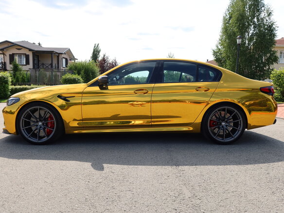 2021 BMW M5 CS VI (F90) Рестайлинг, золотистый - вид 11