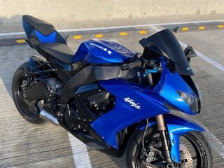 2008 Kawasaki ZX-10R Ninja, синий, 580000 рублей, вид 4
