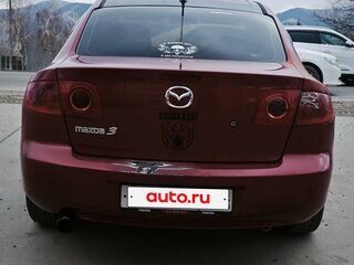 2004 Mazda 3 I (BK), красный, 500000 рублей, вид 3