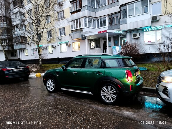 2021 Mini Countryman Cooper II Рестайлинг, зелёный, 2350000 рублей - вид 7