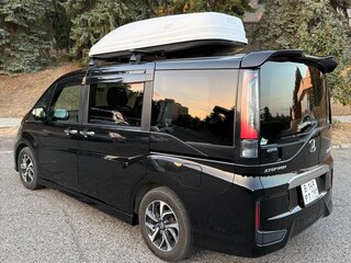 2015 Honda Stepwgn Spada V, чёрный, 1780000 рублей, вид 5
