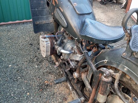 1966 AJS Model 18, чёрный, 100000 рублей, вид 3