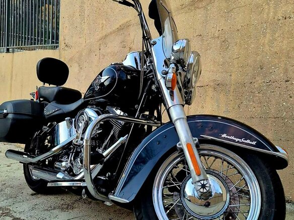2013 Harley-Davidson Heritage, чёрный, 1095000 рублей - вид 4