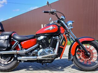 1995 Honda VT 1100, красный, 340000 рублей, вид 1