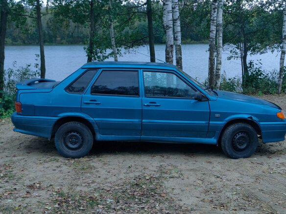 2005 Lada (ВАЗ) 2115, синий, 90000 рублей - вид 3