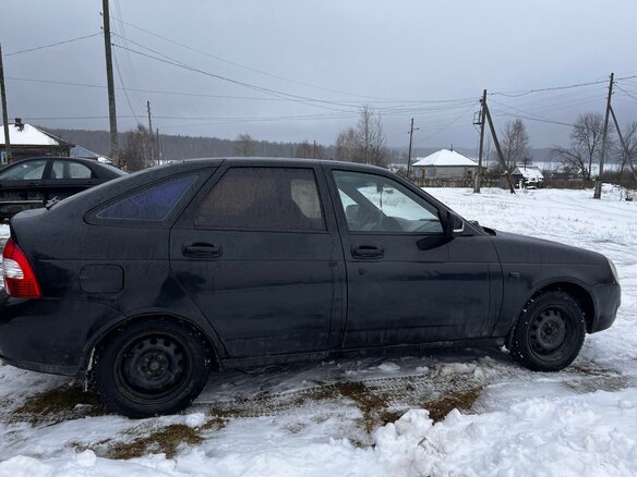 2009 Lada (ВАЗ) Priora I, чёрный, 300000 рублей - вид 2