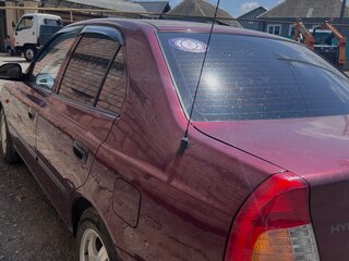2007 Hyundai Accent ТагАЗ II, красный, 580000 рублей, вид 3