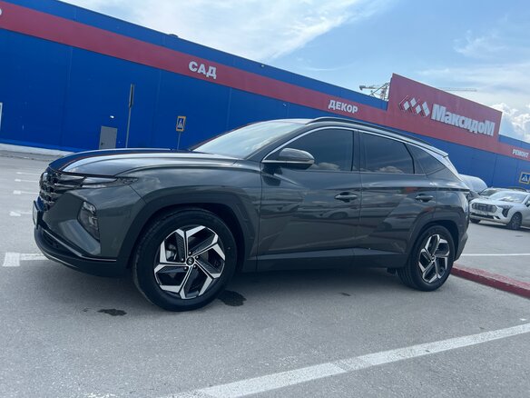 2021 Hyundai Tucson IV, серый, 3490000 рублей - вид 7