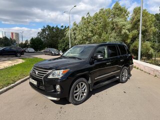 2012 Lexus LX 570 III Рестайлинг, чёрный, 3430000 рублей, вид 1
