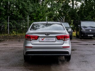 2015 Kia Rio III, серебристый, 705000 рублей, вид 4
