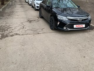 2018 Toyota Camry VII (XV50) Рестайлинг 2, чёрный, 2550000 рублей, вид 3