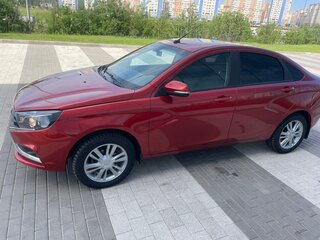 2016 Lada (ВАЗ) Vesta I, красный, 610000 рублей, вид 5