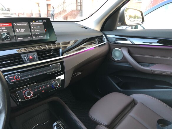 2022 BMW X1 Long 20Li sDrive II (F48) Рестайлинг, коричневый, 2900000 рублей - вид 8
