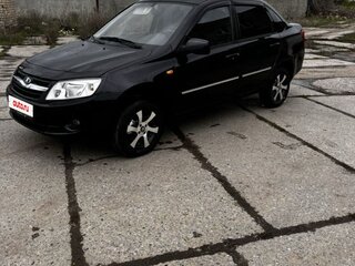2013 Lada (ВАЗ) Granta I, чёрный, 450000 рублей, вид 1