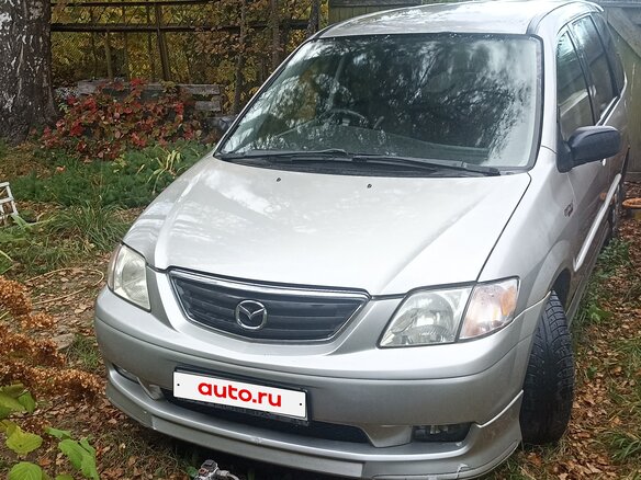 2001 Mazda MPV II (LW), серебристый, 299000 рублей - вид 4