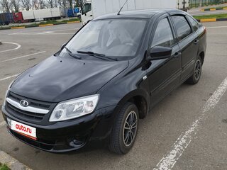 2014 Lada (ВАЗ) Granta I, чёрный, 500000 рублей, вид 1