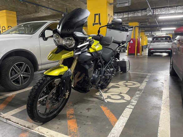 2011 Triumph Tiger 800, жёлтый, 620000 рублей - вид 12