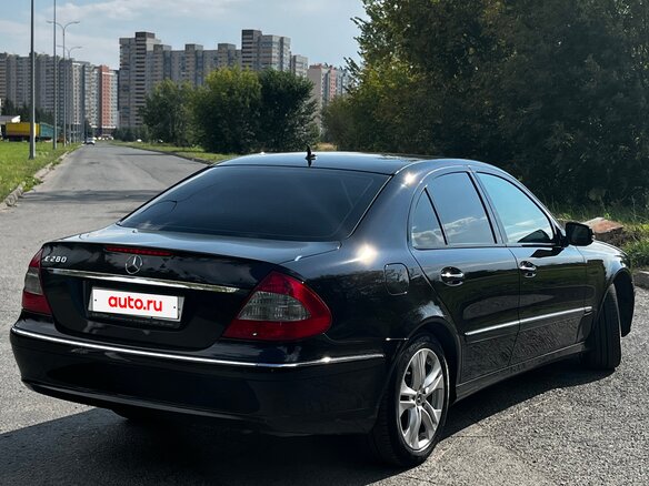 2006 Mercedes-Benz E-Класс 280 III (W211, S211) Рестайлинг, чёрный, 2050000 рублей - вид 13