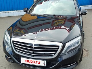 2017 Mercedes-Benz S-Класс 350 CDI BlueTEC Long 7G-TRONIC VI (W222, C217), чёрный, 2600000 рублей, вид 2