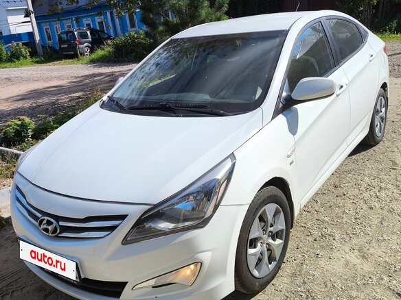 2016 Hyundai Solaris I Рестайлинг, белый