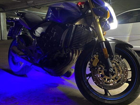 2007 Honda CB 600F Hornet, синий, 600000 рублей - вид 1