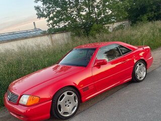 1990 Mercedes-Benz SL-Класс 300 IV (R129), красный, 6000000 рублей, вид 5
