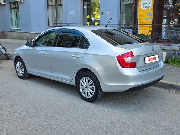 2014 Skoda Rapid I, серебристый, 920000 рублей - вид 4