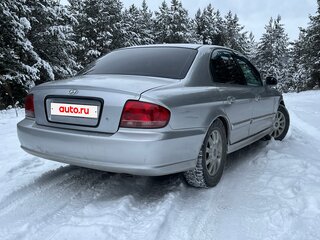 2007 Hyundai Sonata ТагАЗ IV (EF) Рестайлинг, серебристый, 415000 рублей, вид 4