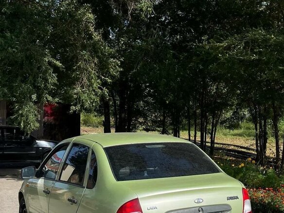 2006 Lada (ВАЗ) Kalina I, зелёный, 90000 рублей - вид 1