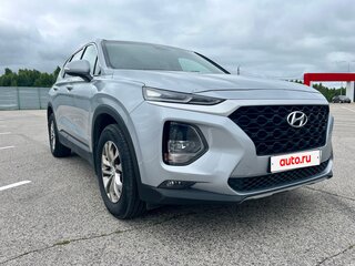 2019 Hyundai Santa Fe IV, серый, 2200000 рублей, вид 4