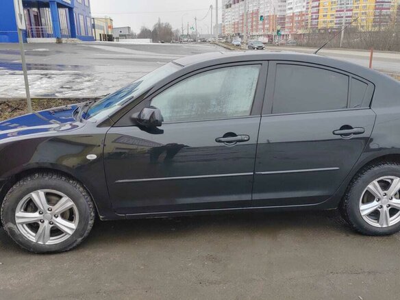 2008 Mazda 3 I (BK) Рестайлинг, чёрный, 600000 рублей - вид 2