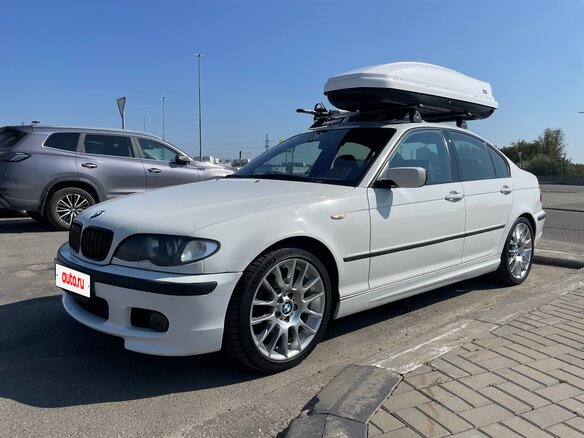 2002 BMW 3 серии 320i IV (E46) Рестайлинг, белый, 750000 рублей