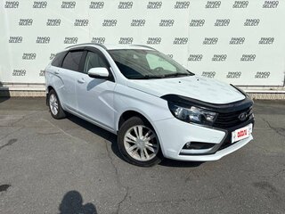 2019 Lada (ВАЗ) Vesta SW I, белый, 850000 рублей, вид 3