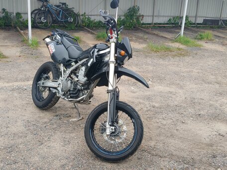 2004 Kawasaki D-tracker 250, чёрный, 270000 рублей, вид 2