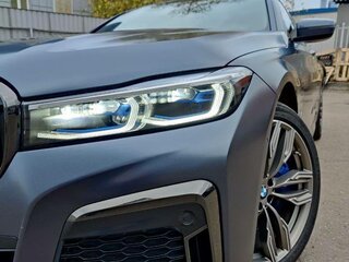 2019 BMW 7 серии 730d xDrive VI (G11/G12) Рестайлинг, синий, 9200000 рублей, вид 3