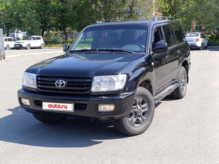 2001 Toyota Land Cruiser 100 Series, чёрный, 1600000 рублей, вид 2