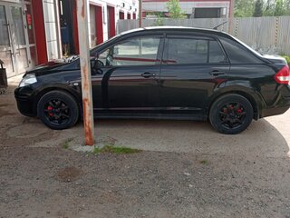 2008 Nissan Tiida I, чёрный, 730000 рублей, вид 3