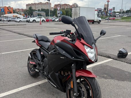 2011 Yamaha XJ6 (FZ6R), красный, 425000 рублей, вид 1