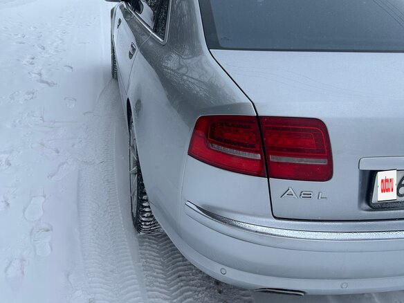 2004 Audi A8 Long II (D3), серебристый, 1250000 рублей - вид 6
