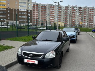 2014 Lada (ВАЗ) Priora I Рестайлинг, чёрный, 350000 рублей, вид 4
