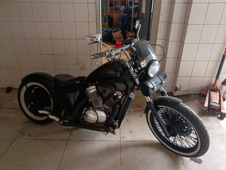 1991 Honda Steed 400, чёрный, 265000 рублей, вид 2