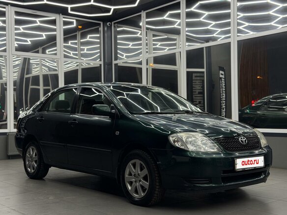 2002 Toyota Corolla IX (E120, E130), зелёный, 261000 рублей - вид 1