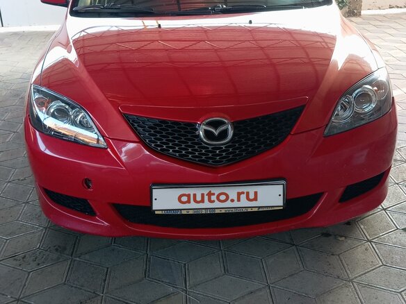 2004 Mazda 3 I (BK), красный, 450000 рублей - вид 1